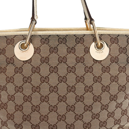 Gucci Monogram Eclipse Tote White 9 of 11