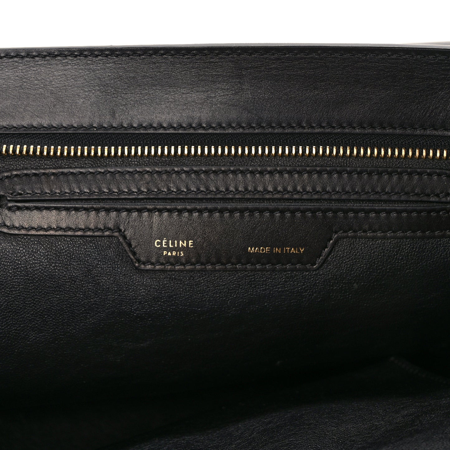 Smooth Calfskin Suede Medium Tri-Color Trapeze Brown Black