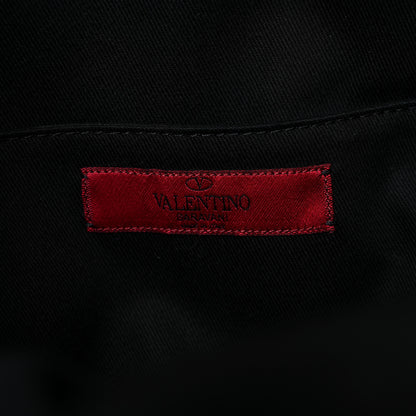 Valentino Garavani Vitello Medium Rockstud Backpack Black 5 of 16