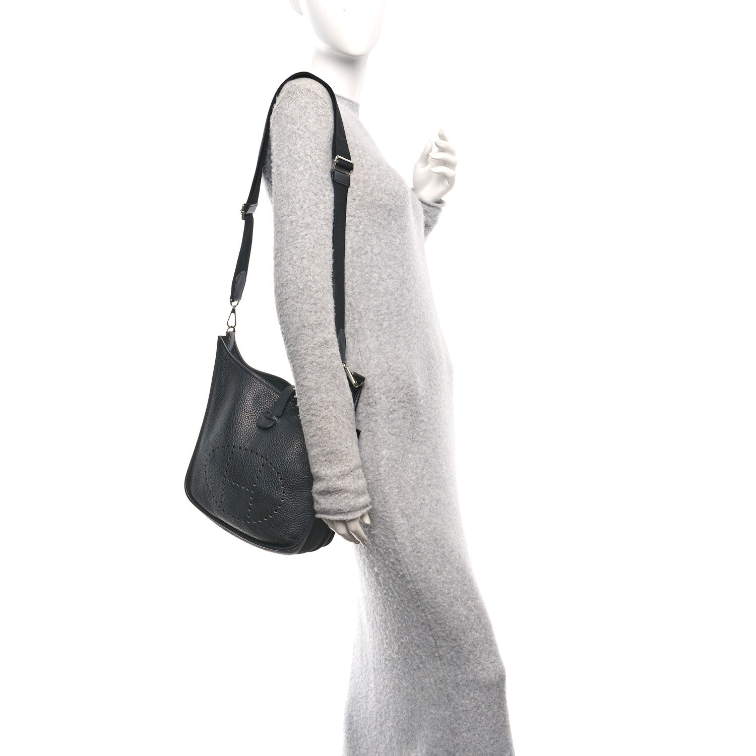 Hermes Taurillon Clemence Evelyne III PM Black 2 of 12