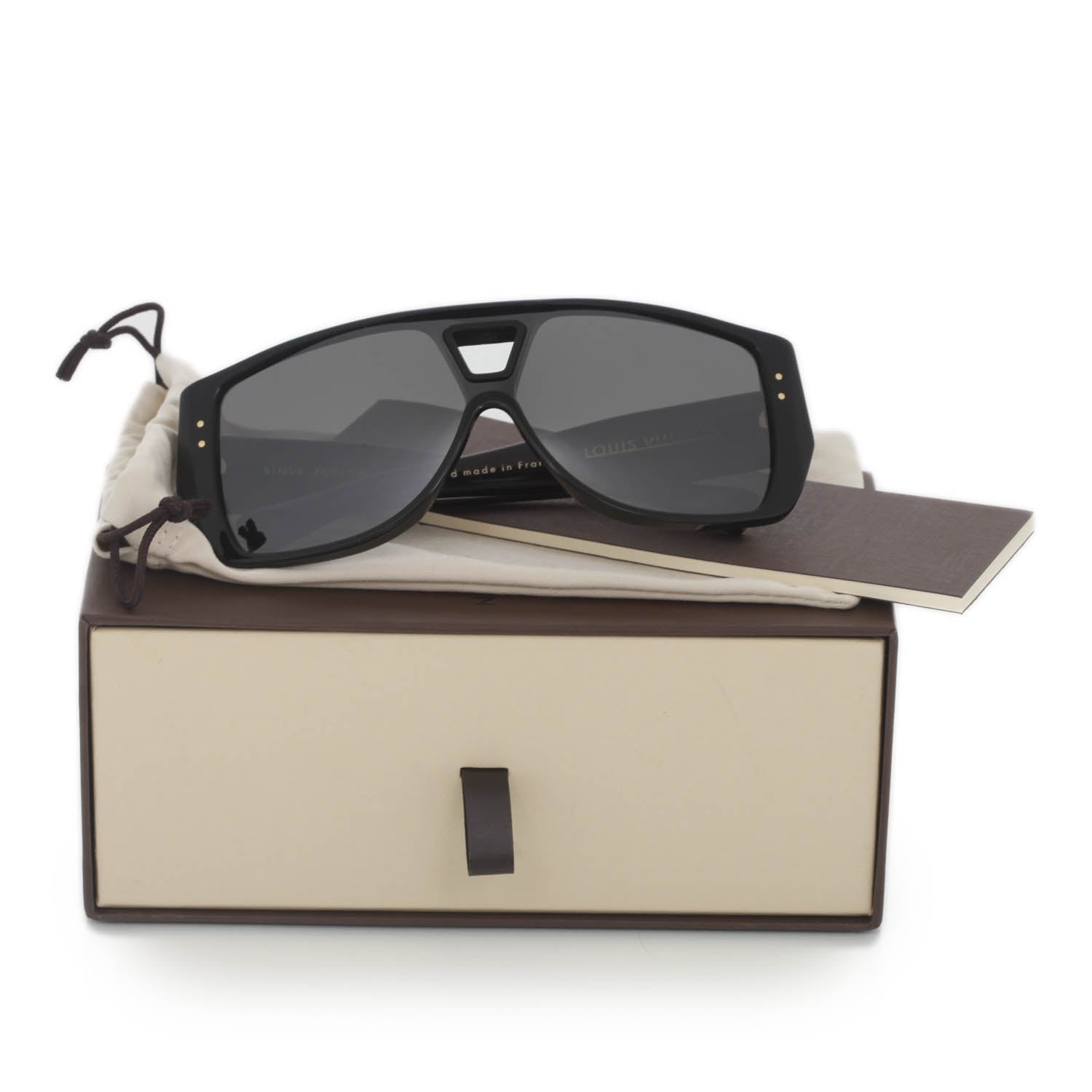 Louis Vuitton Acetate Bindi Sunglasses Black 10 of 10