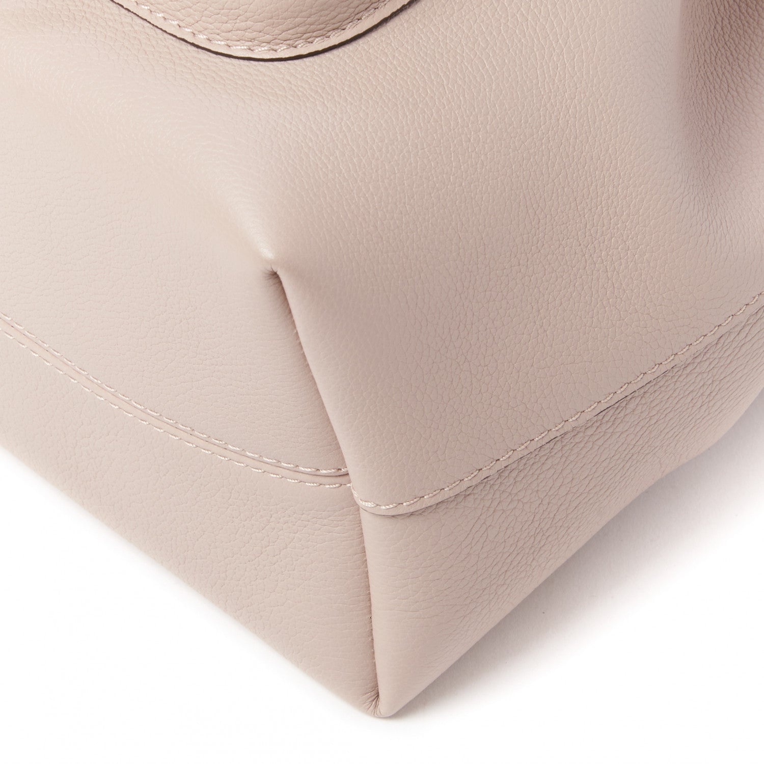 Louis Vuitton Grained Calfskin Lockme Bucket Greige 5 of 8