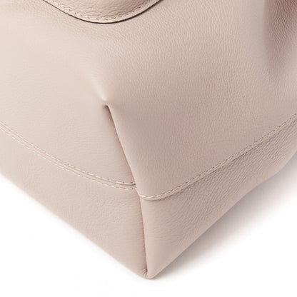 Louis Vuitton Grained Calfskin Lockme Bucket Greige 5 of 8