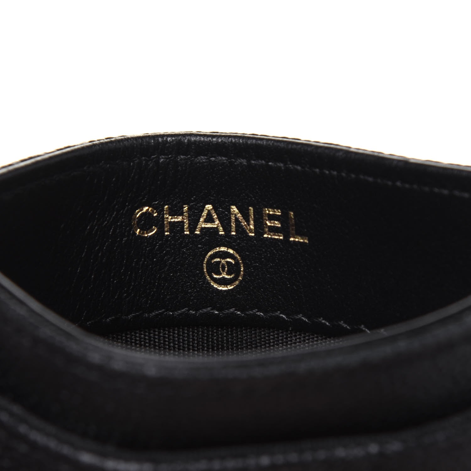 Chanel Caviar Quilted Vintage Mademoiselle Card Holder Black 6 of 16
