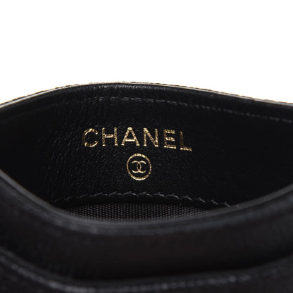 Chanel Caviar Quilted Vintage Mademoiselle Card Holder Black 6 of 16