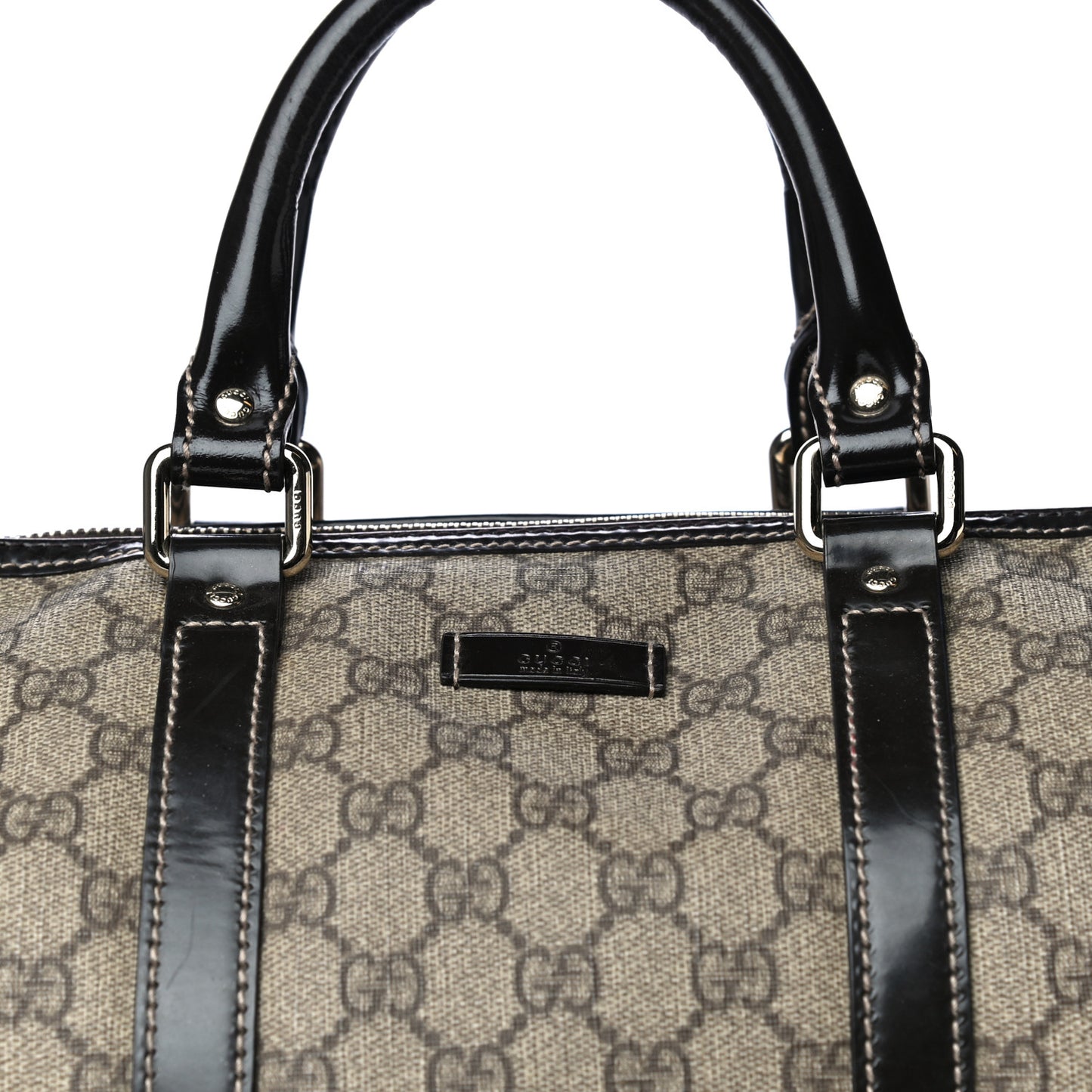 GG Plus Monogram Medium Joy Boston Dark Brown