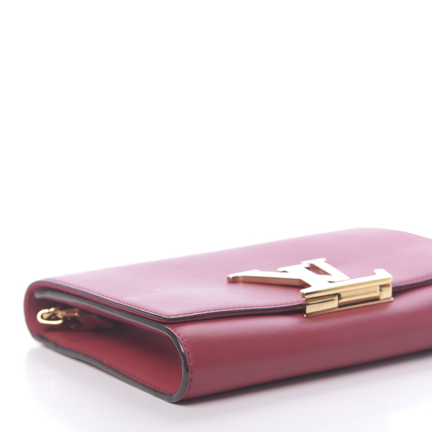 Louis Vuitton Calfskin Chain Louise GM Framboise 7 of 11