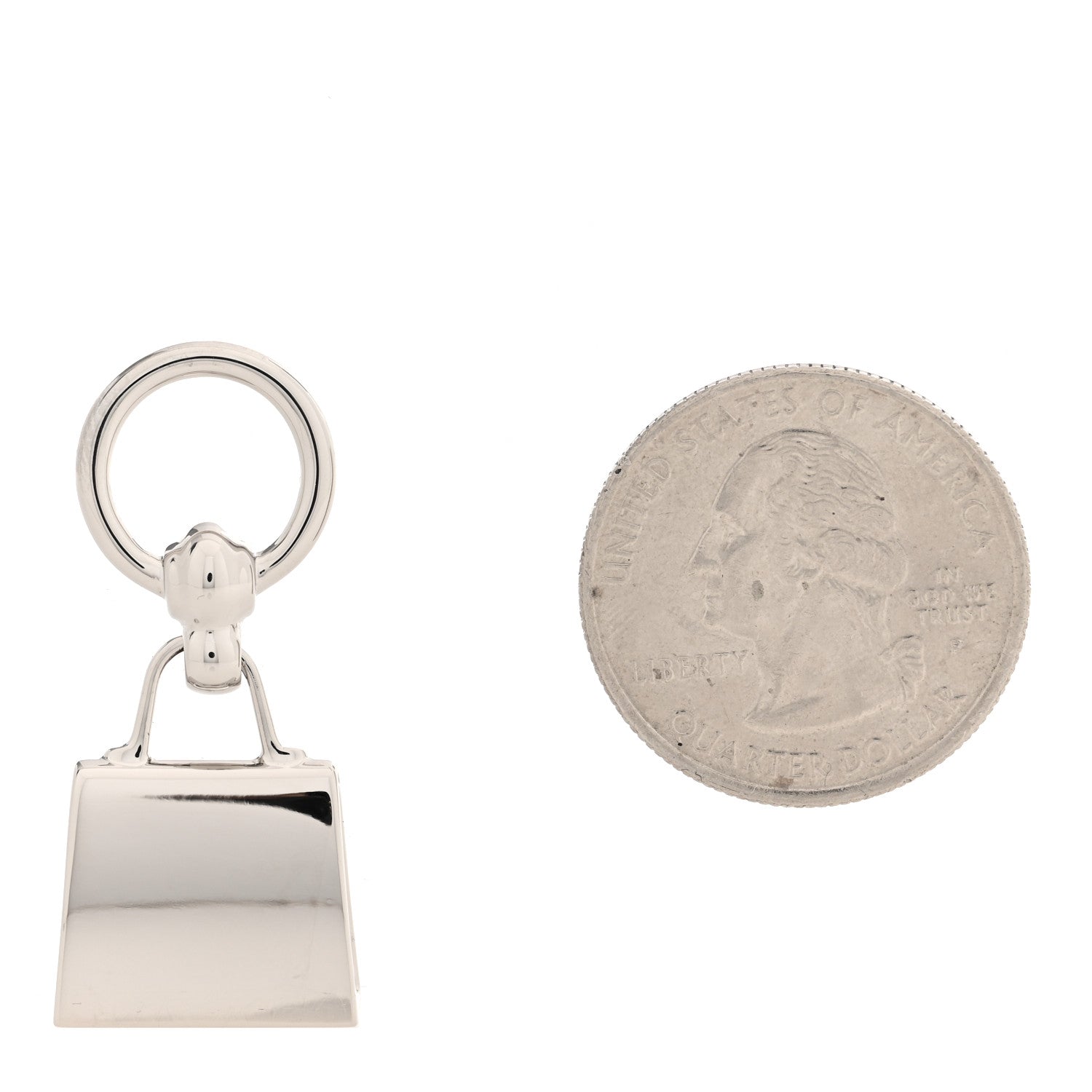 Hermes Palladium Mini Kelly Twilly Ring 2 of 4