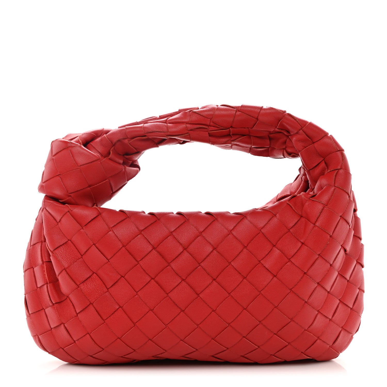 Bottega Veneta Nappa Intrecciato Mini Jodie Red 1 of 8