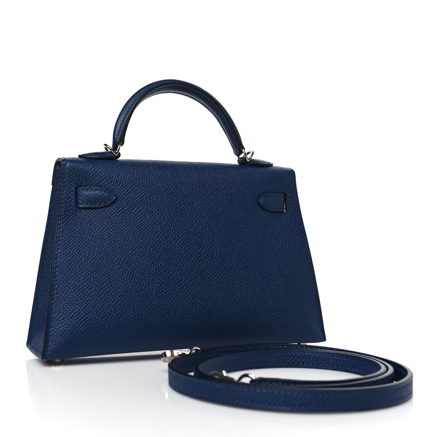 Epsom Mini Kelly Sellier 20 Bleu Navy