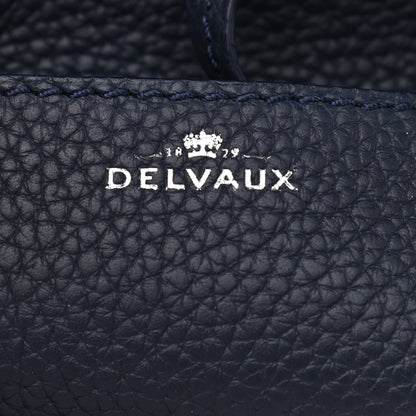 Delvaux Taurillon Mini Pin Bucket Navy Ivory 6 of 8