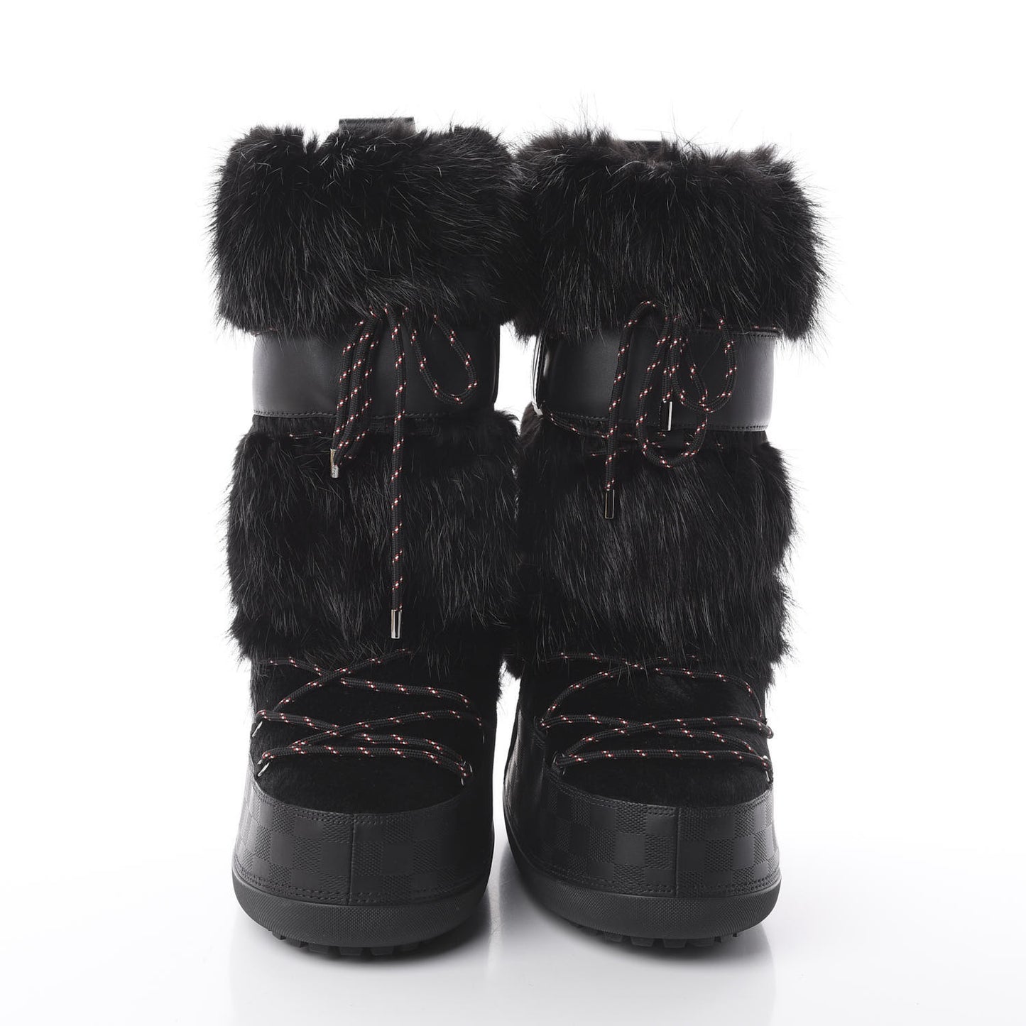Damier Infini Fur Mens Snowstorm Boot 10 Black