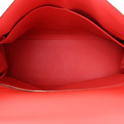 Hermes Togo Kelly Retourne 35  Rouge Pivoine 5 of 11