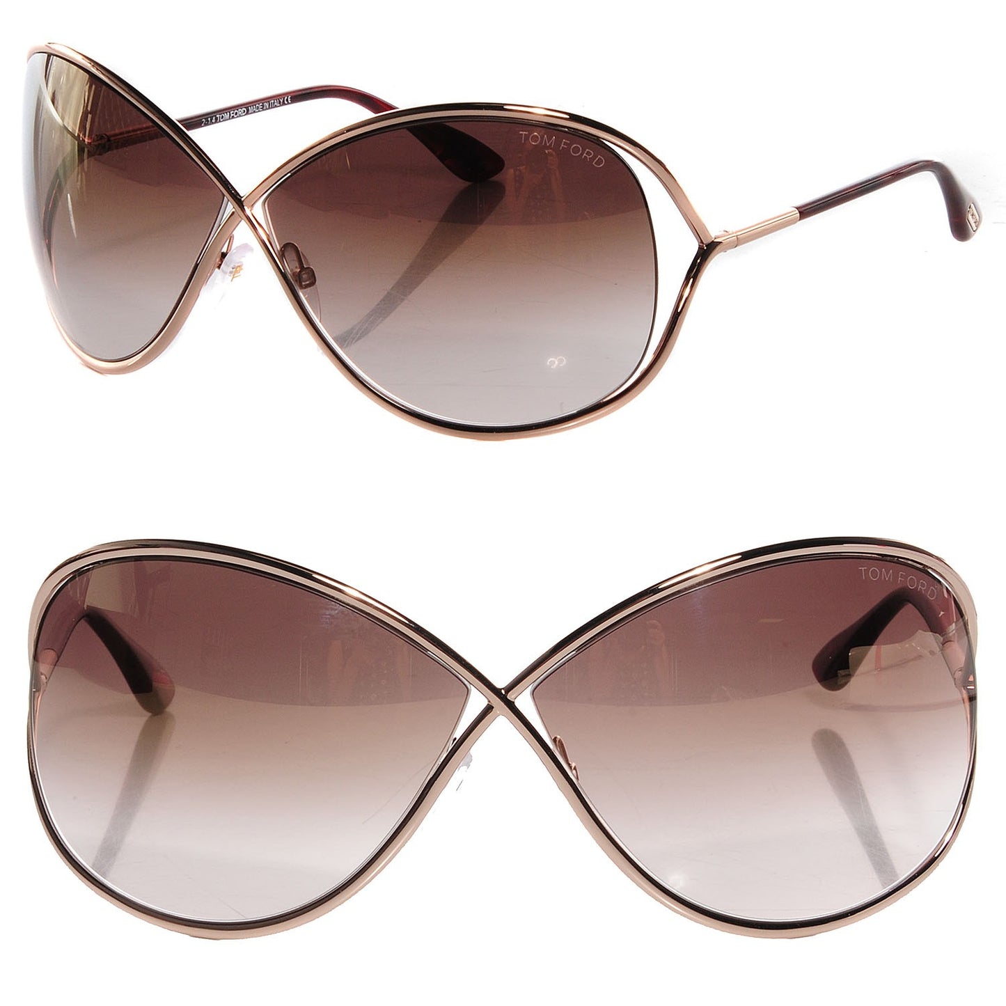 Miranda Crossover Sunglasses TF130 Rose Gold