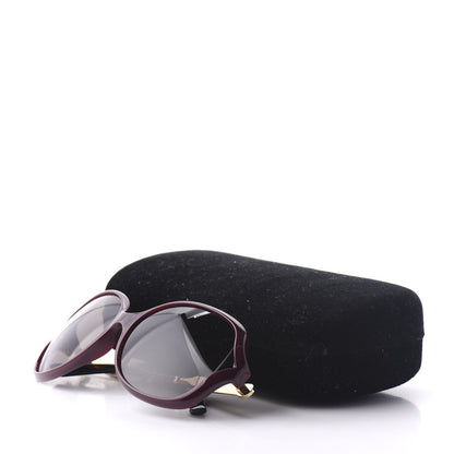 Gucci Acetate Oversized Butterfly Sunglasses GG 0076S Purple 10 of 10