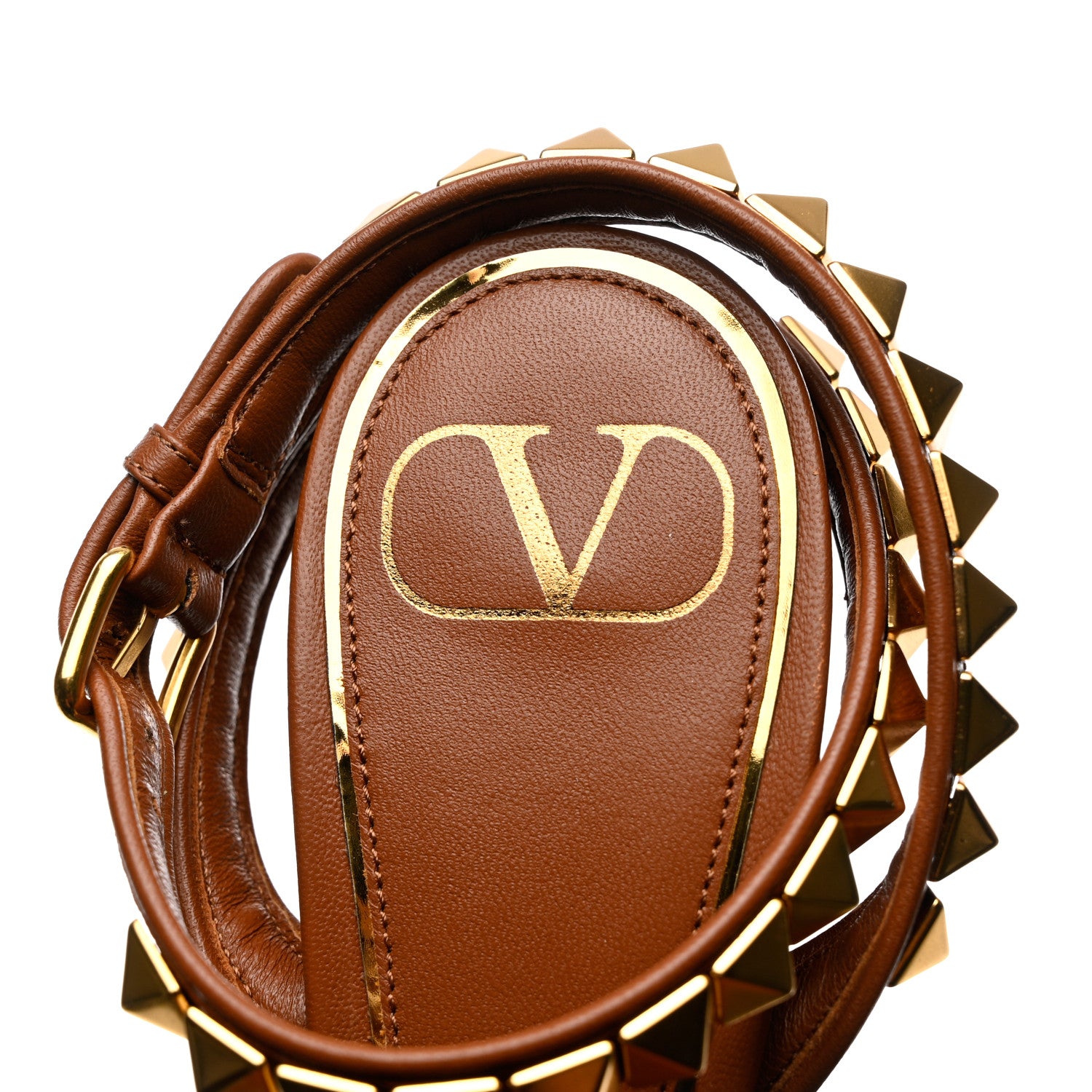Valentino Garavani Calfskin Rockstud No Limit 60mm Sandals 38.5 Selleria 6 of 10