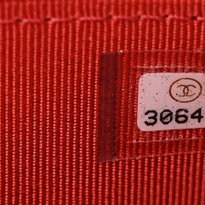 Chanel Caviar Quilted Medium Flap Wallet Red 8 of 8