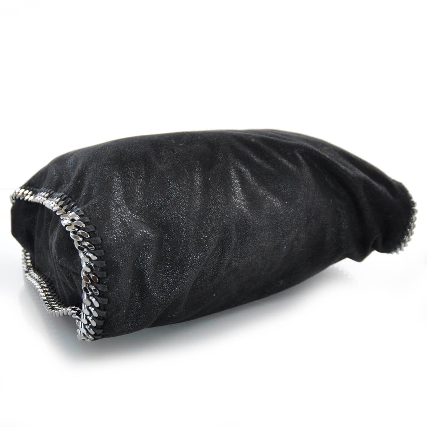 Faux Leather Falabella Tote Black