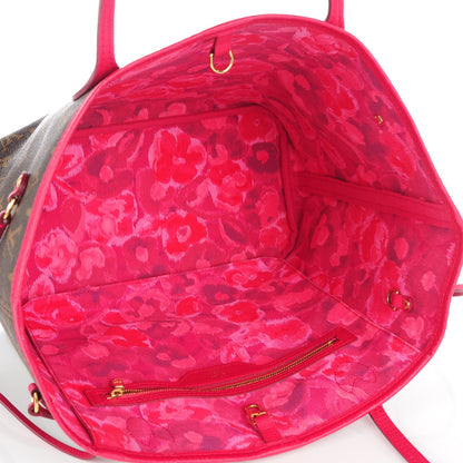 Louis Vuitton Monogram Articles de Voyage Ikat Neverfull MM Rose Indien 5 of 11