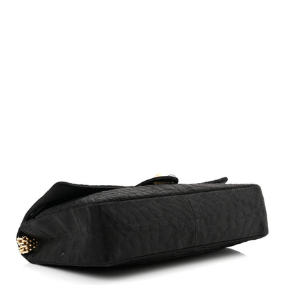 Chanel Jersey Coco's Croc 2.55 Reissue 226 Flap Black 4 of 12