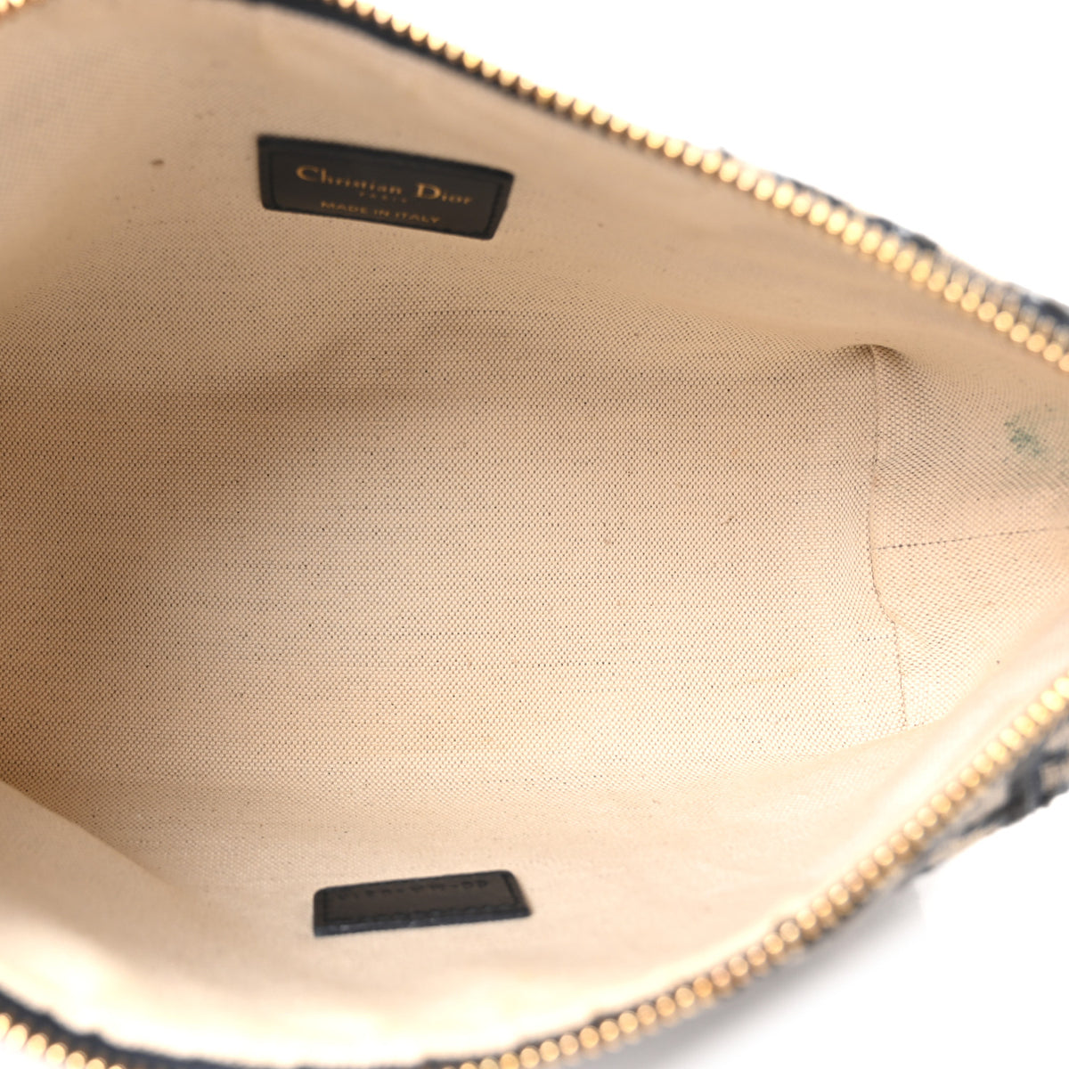 Christian Dior Oblique Medium Diortravel Nomad Pouch Blue 5 of 10
