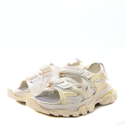 Balenciaga Neoprene Rubber Clear Sole Womens Track Sandals 36 White 4 of 9
