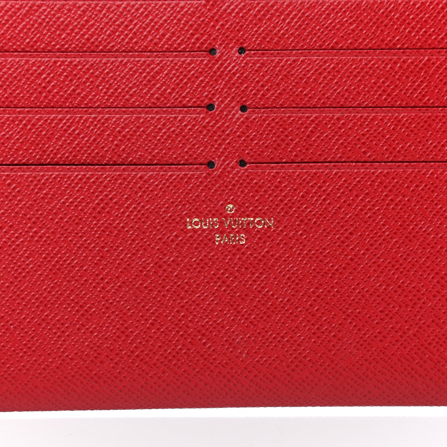 Louis Vuitton Calfskin Felicie Card Holder Insert Cherry 6 of 6