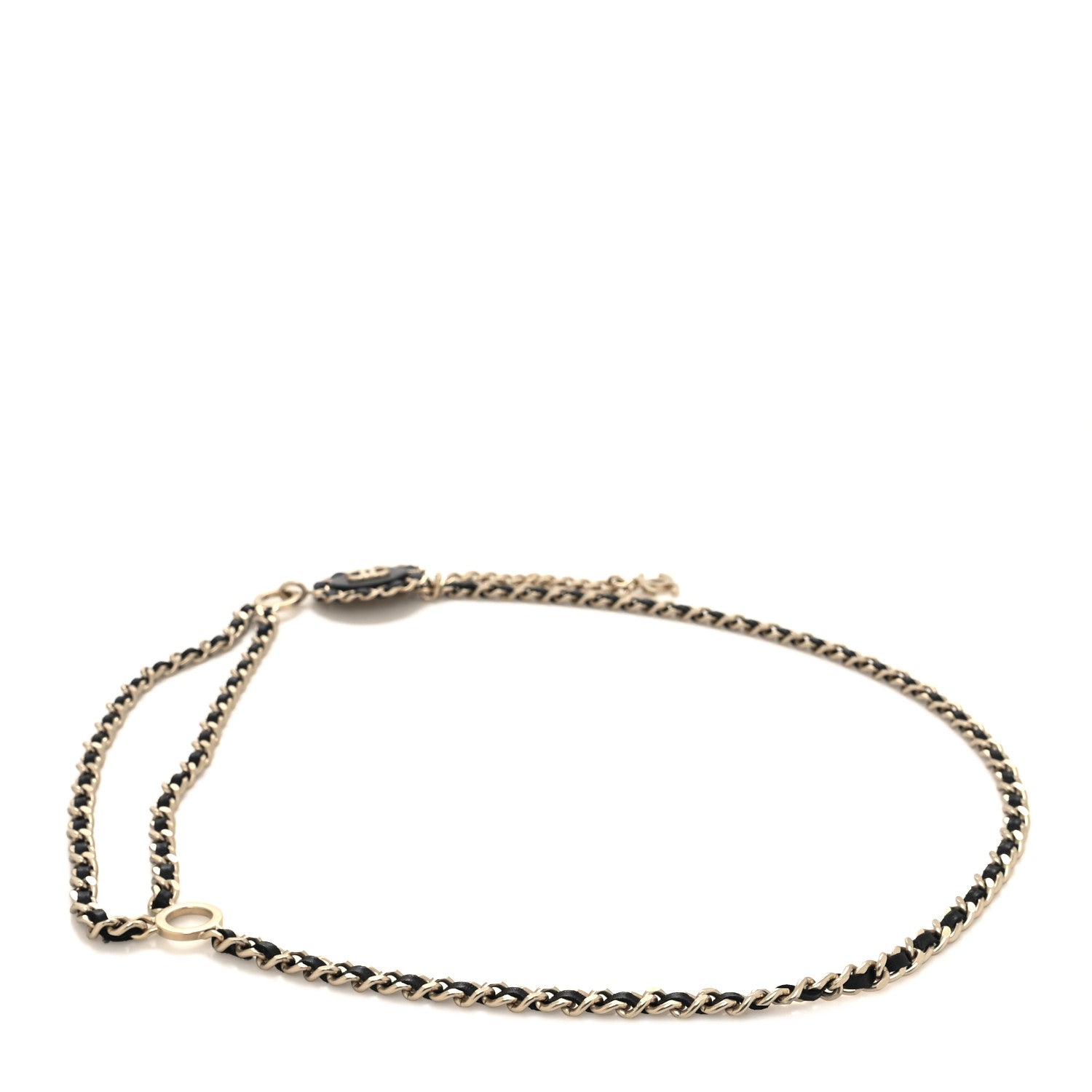 Chanel Lambskin Chain CC Fancy Belt Black Gold 2 of 4