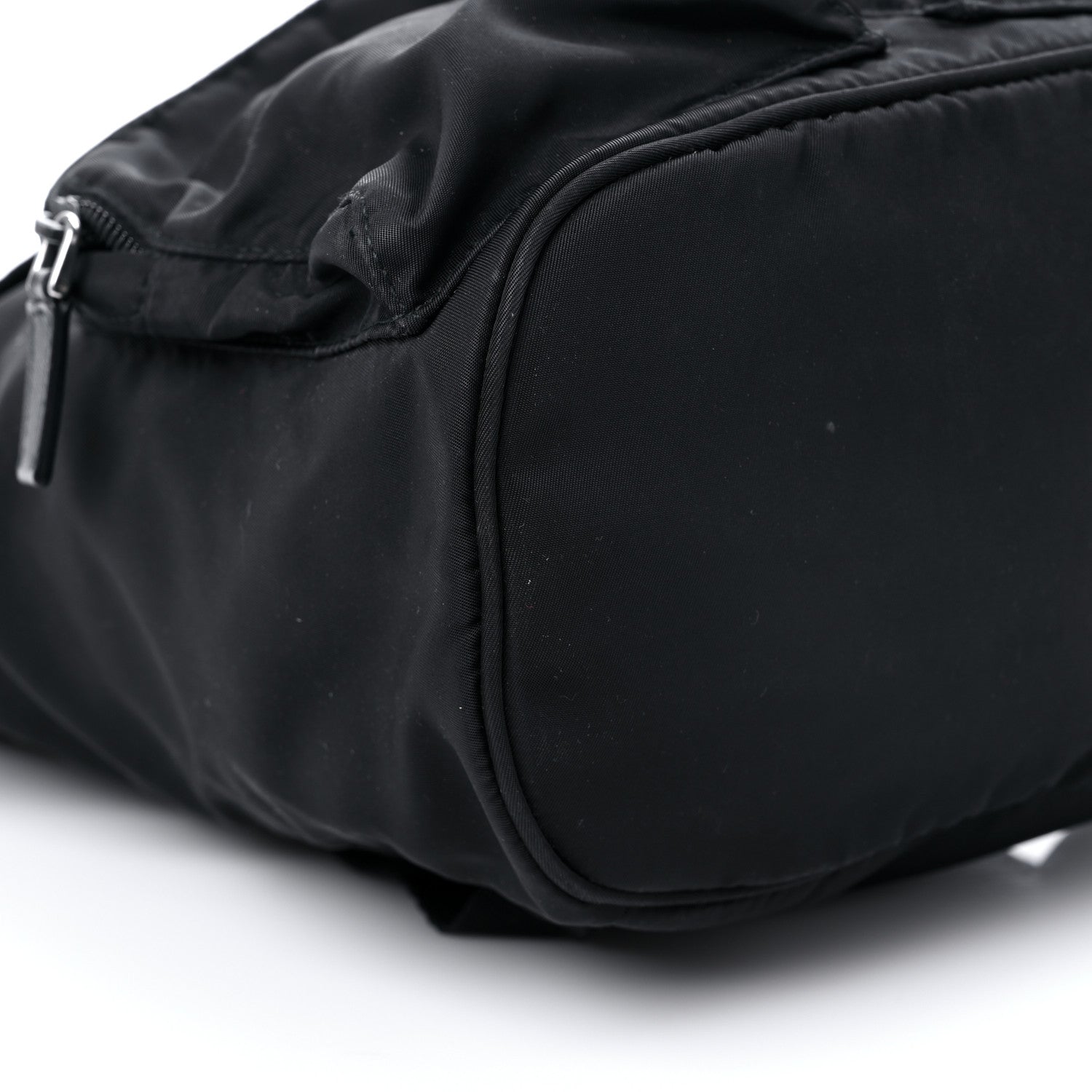 Prada Tessuto Nylon Vela Small Double Buckle Backpack Black 6 of 12