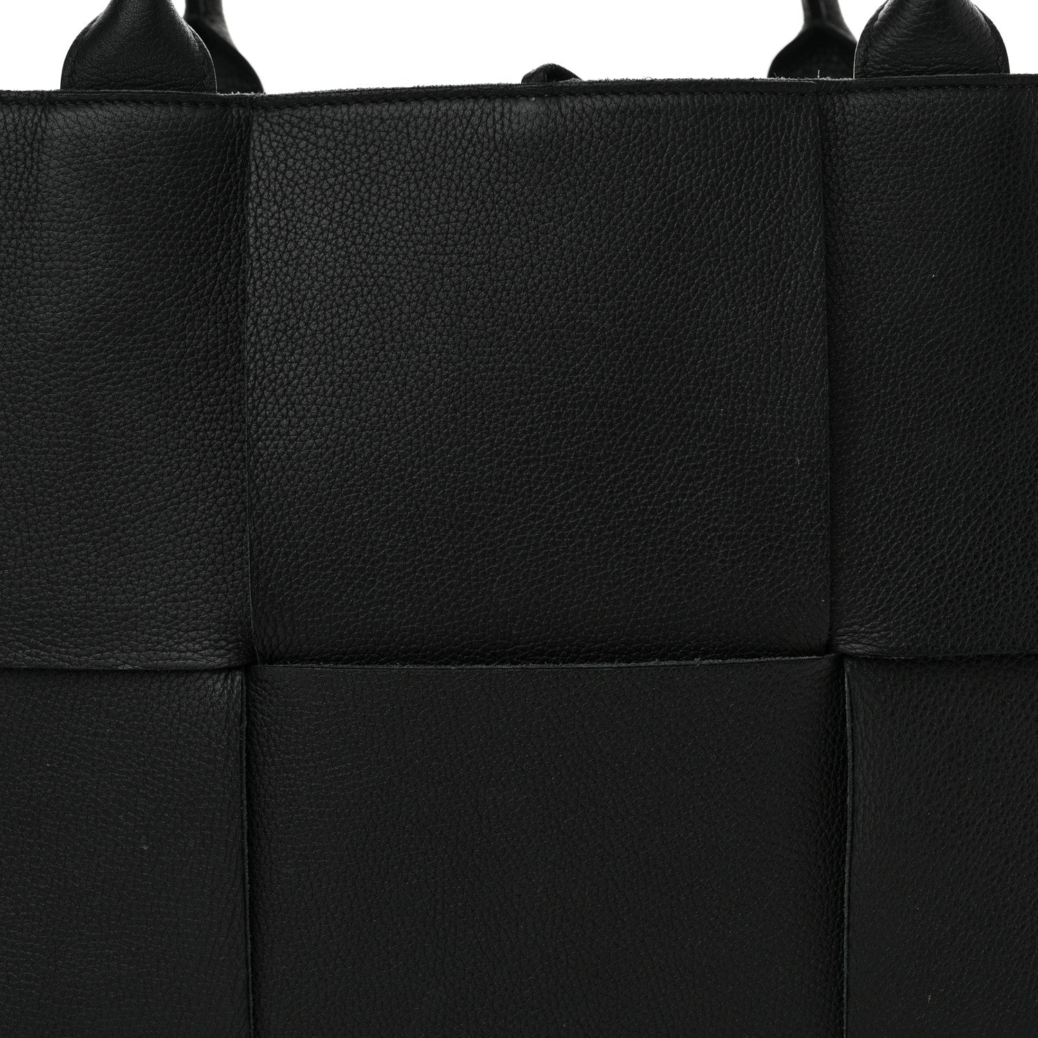 Bottega Veneta Grained Calfskin Maxi Intrecciato Arco Tote Black 12 of 12