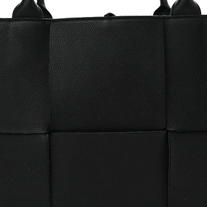 Bottega Veneta Grained Calfskin Maxi Intrecciato Arco Tote Black 12 of 12