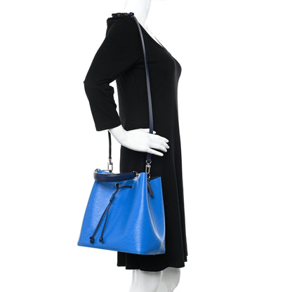 Louis Vuitton Epi NeoNoe MM Lazuli Navy 2 of 10
