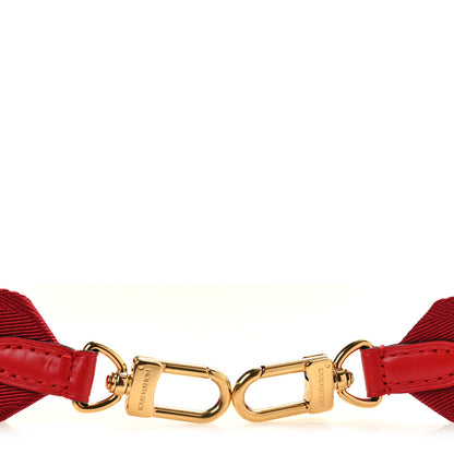 Louis Vuitton Monogram Denim Multi Pochette Accessories Shoulder Strap Red 3 of 3