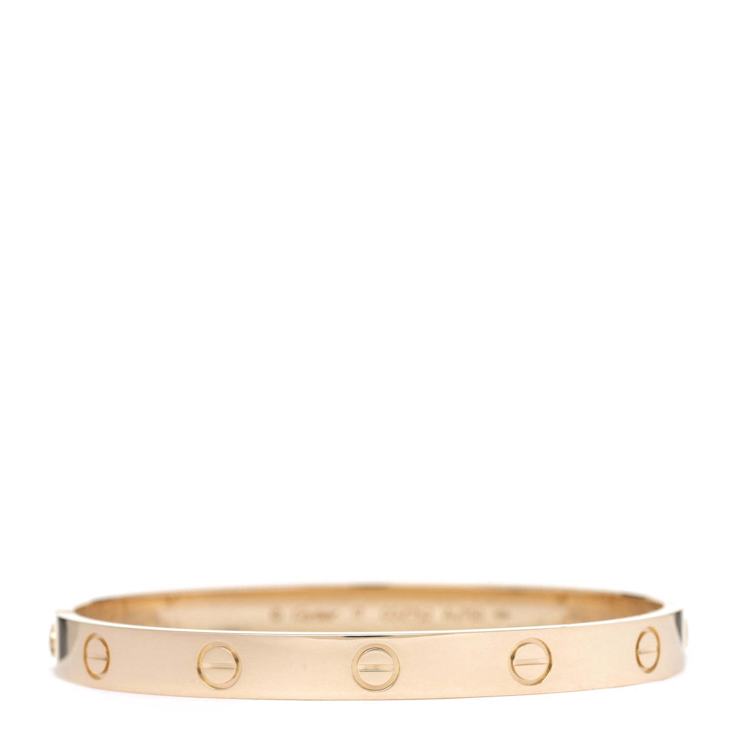 Cartier 18K Yellow Gold LOVE Bracelet 17 1 of 6