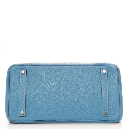 Hermes Togo Birkin 35 Blue Jean 8 of 24
