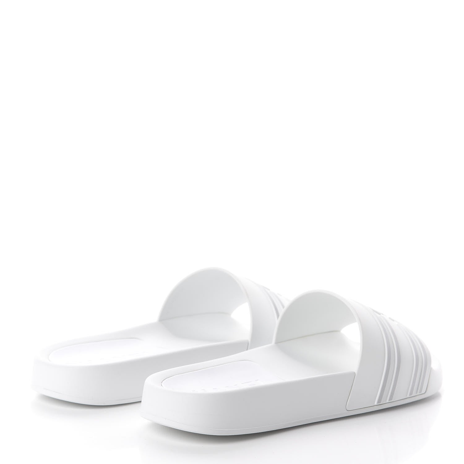 Chanel PVC CC Mules Sandals 38 White Grey 4 of 7