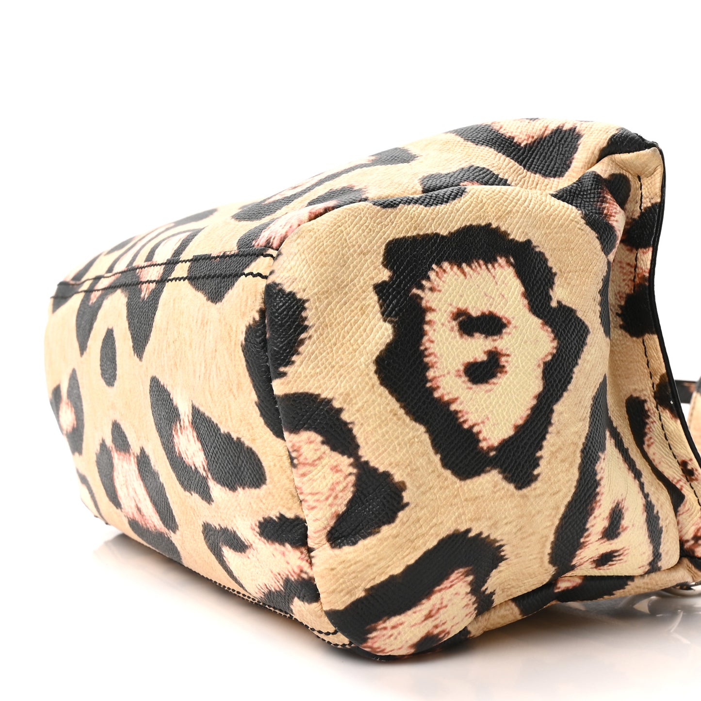 Calfskin Leopard Print Small Pandora Multicolor