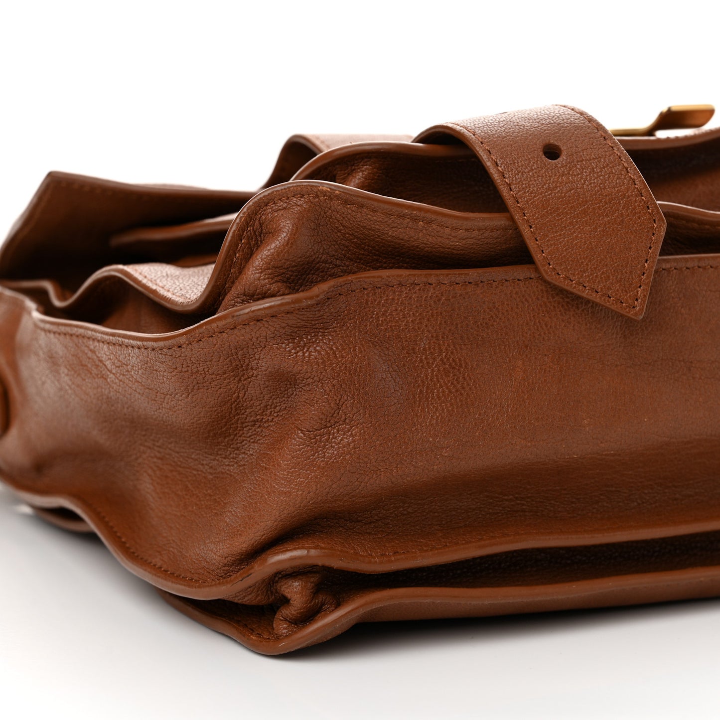 Lambskin Medium PS1 Satchel Saddle