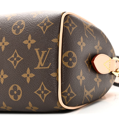 Louis Vuitton Monogram Speedy Bandouliere 20 Black 9 of 10