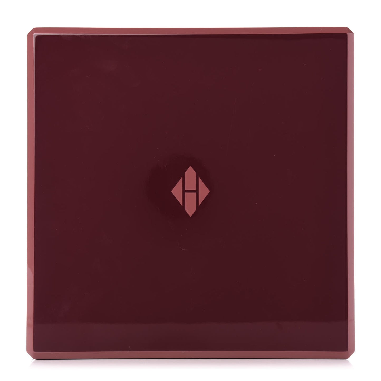 Lacquered Wood Smooth Taurillon Facettes Jewelry Box