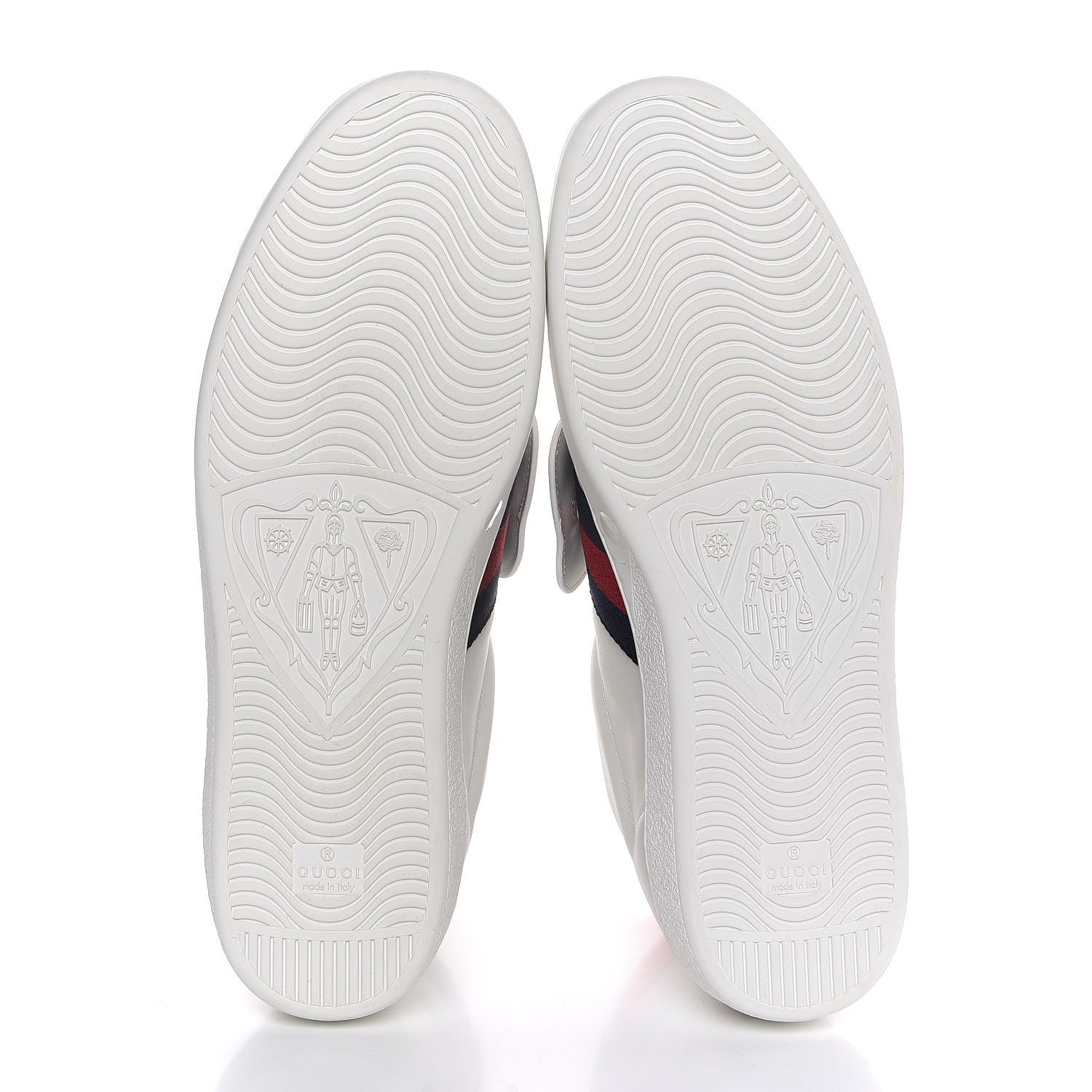 Gucci Calfskin Web Panther Embroidered Mens Ace High Top Sneakers 11 White 5 of 9