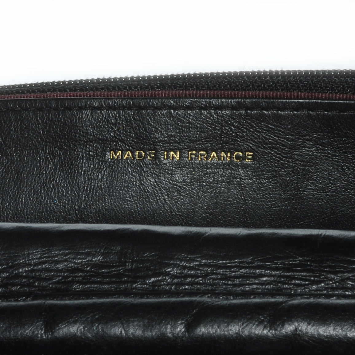 Aged Calfskin Reissue Wallet On Chain WOC Black