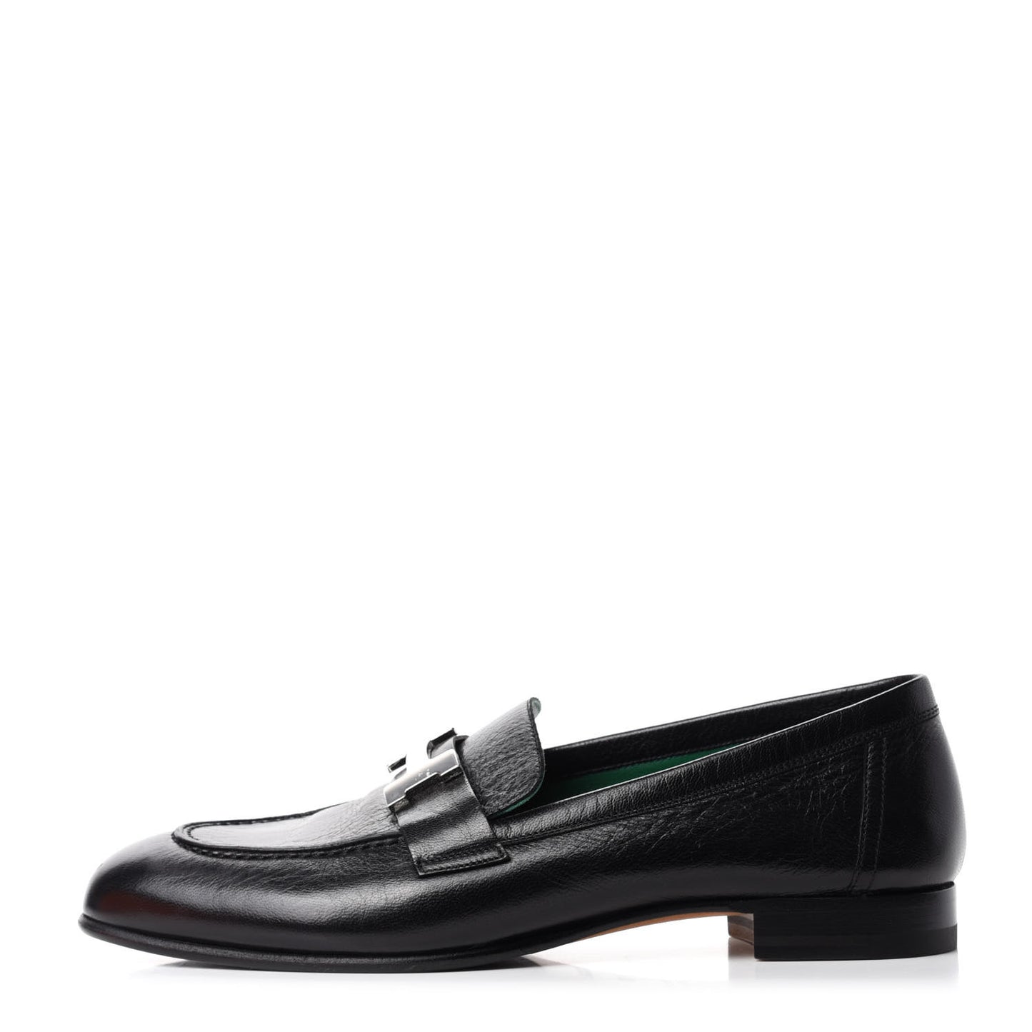 Goatskin Womens Paris Loafers 37 Black