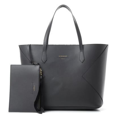 Givenchy Smooth Calfskin Wing Shopper Tote Grey 1 of 14