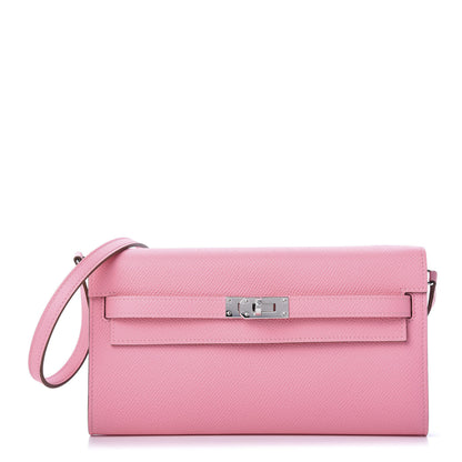 Hermes Epsom Kelly Wallet To Go Rose Confetti 1 of 10