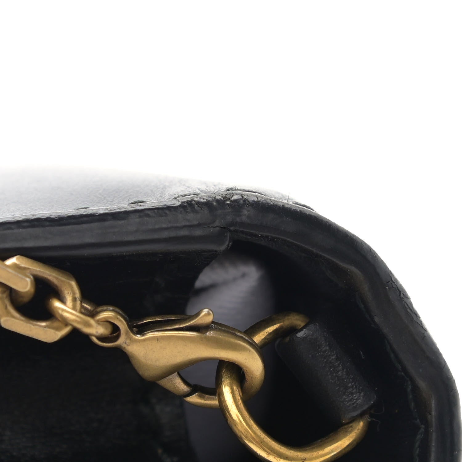 Christian Dior Calfskin J'Adior Wallet on Chain Pouch Black 10 of 11