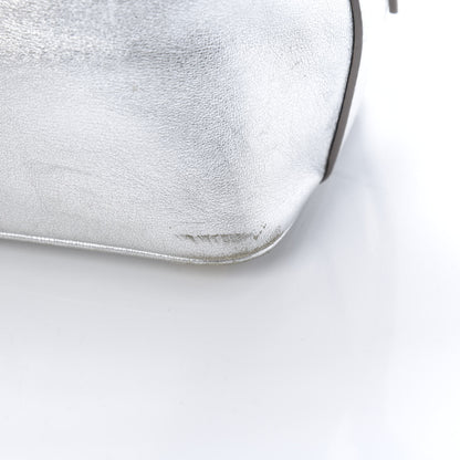 Saint Laurent Metallic Calfskin Small Emmanuelle Bucket Bag Silver 15 of 19