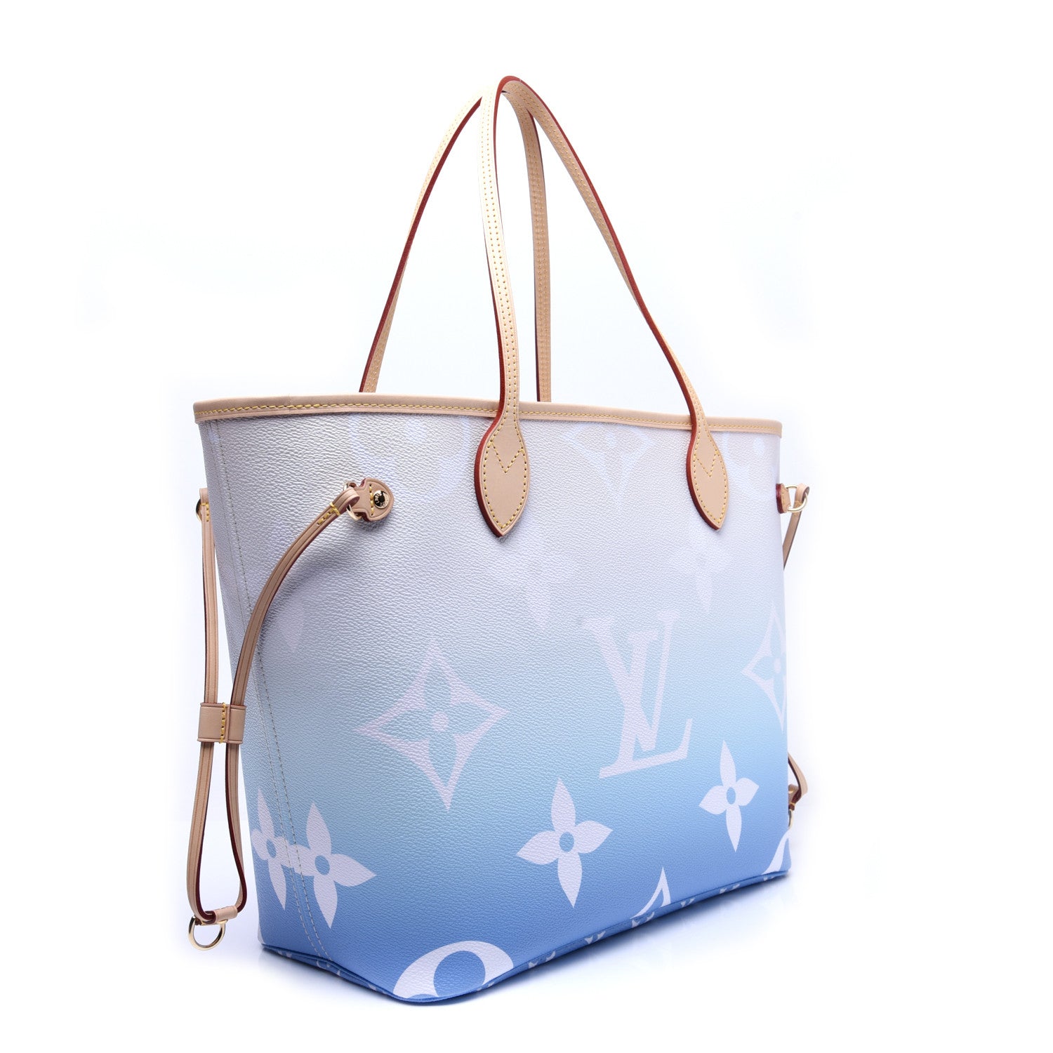 Louis Vuitton Monogram Giant By The Pool Neverfull MM Blue 3 of 9