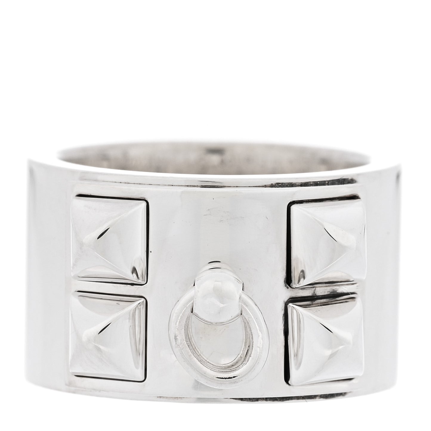 Sterling Silver Collier De Chien CDC Ring 51 5.75