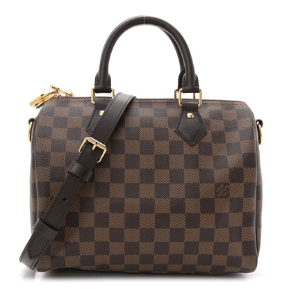 Louis Vuitton Damier Ebene Speedy Bandouliere 25 1 of 10